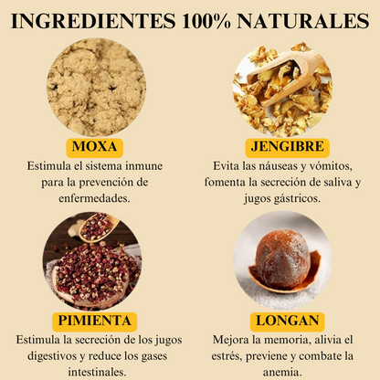 PARCHES ADELGAZANTES CON JENGIBRE