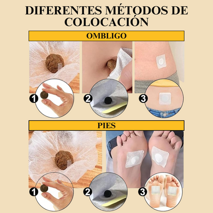 PARCHES ADELGAZANTES CON JENGIBRE